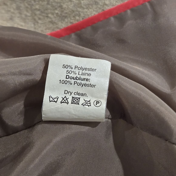 J Crew Women's Tan Beige Wool Blend City Coat Mid Length Size 2P - Picture 6 of 14